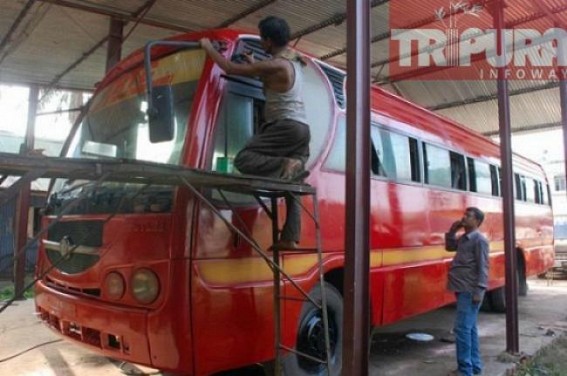 Agartala â€“ Guwahati bus service stopped due to technical faults, says Transport Secretary Samarjit Bhowmik